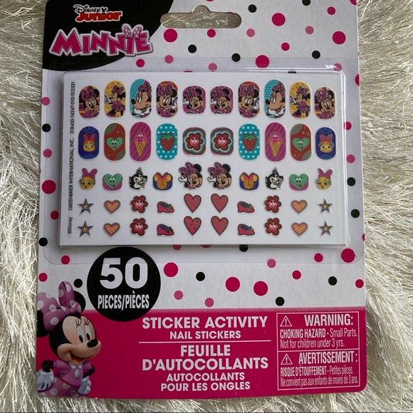 NIP 50 Disney Jr Minnie Mouse Nail Sucker Set ❤️💗❤️ - Picture 1 of 7